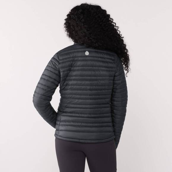 NEW STIO pinion down sweater in abyss